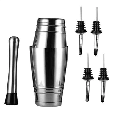 KLP - BS-6pc-014 - 6pcs Boston Mixology Set