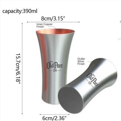 KLP - SSC-033 - 390ml Stainless Steel Beer Cup