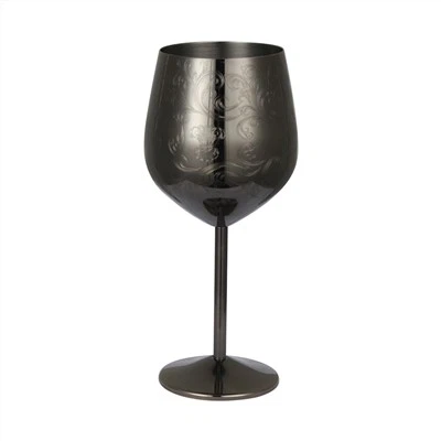 KLP - SSG-003 - Premium Spray Black / Copper 450ml Drinking Goblet