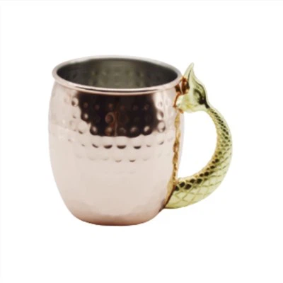 KLP - SSM-023 - 500ML Hammer Point Stainless Steel Mug