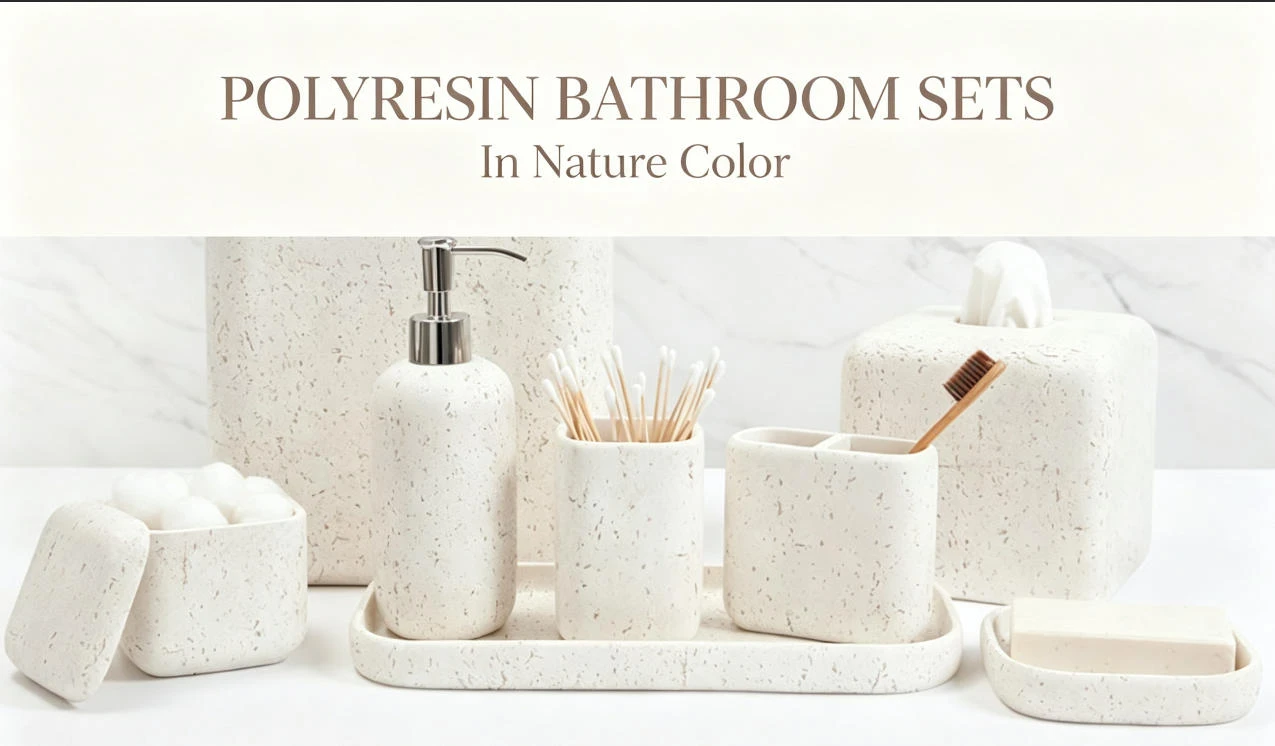Polyresin bathroom sets